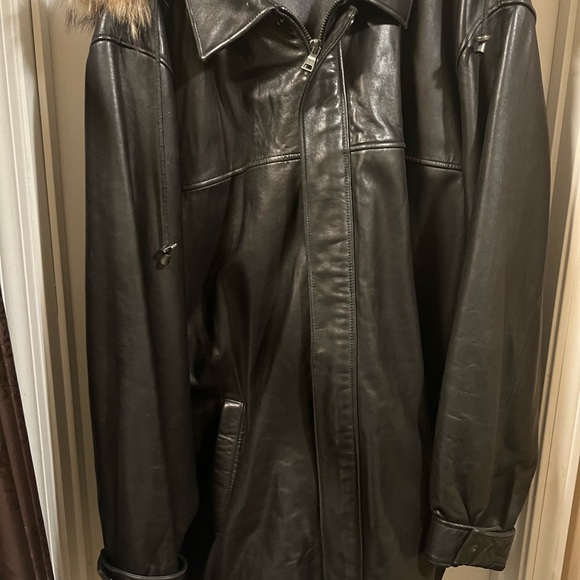 Leather coat big and talll - Picture 2 of 11